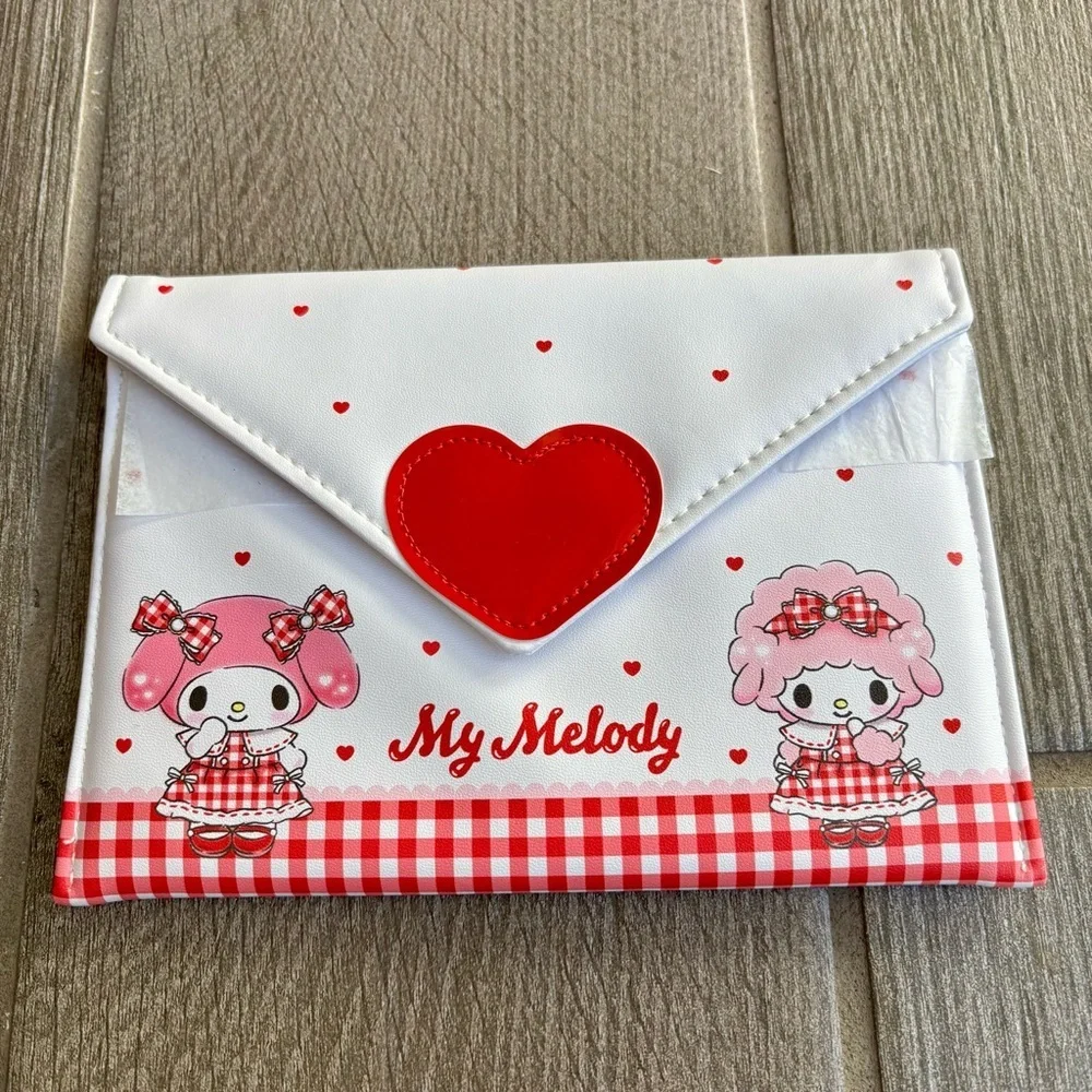 Sanrio My Melody White and Red Cosmetic/Accesory/Novelty Bag